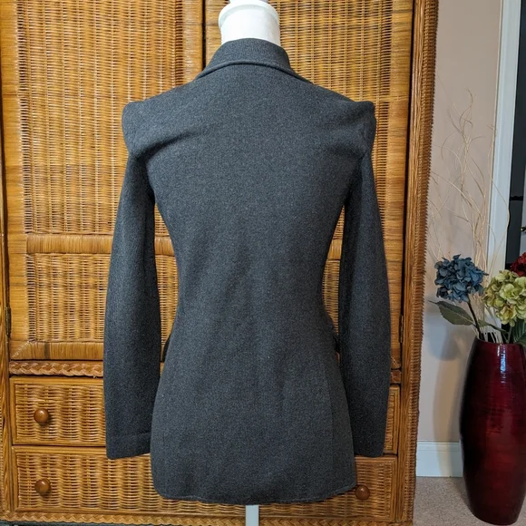 Ralph Lauren Gray Knit Jacket XSMALL - Picture 6 of 8